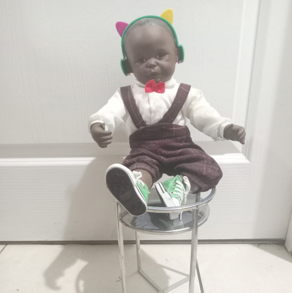 African American Ashton Drake "David" Baby Boy Doll 1992 Collectible